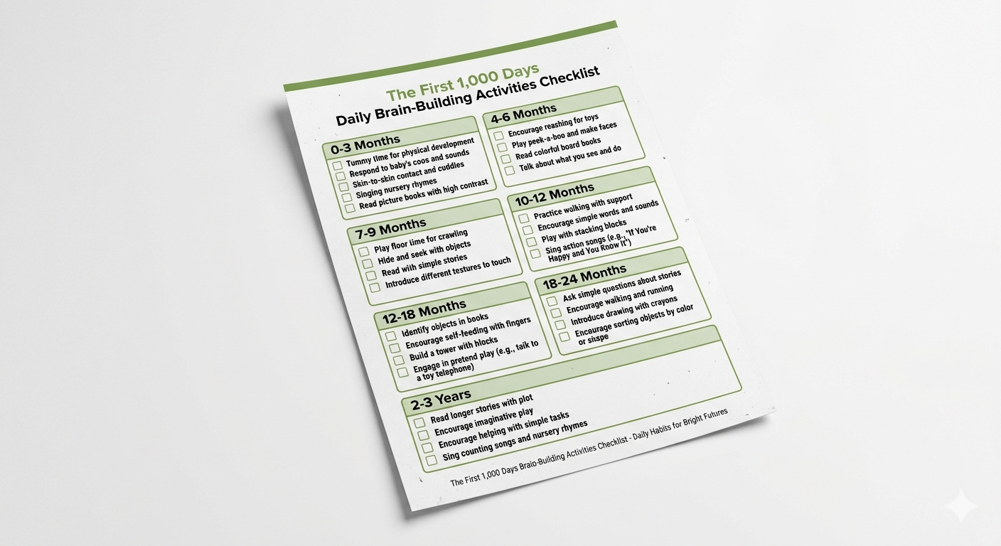 Bonus 1 — Daily Brain-Building Activities Checklist
